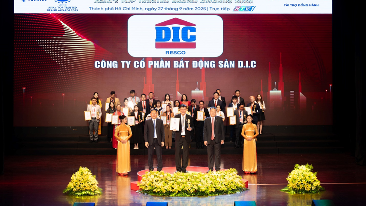 DIC Resco nhận giải thưởng thương hiệu uy tín Châu Á