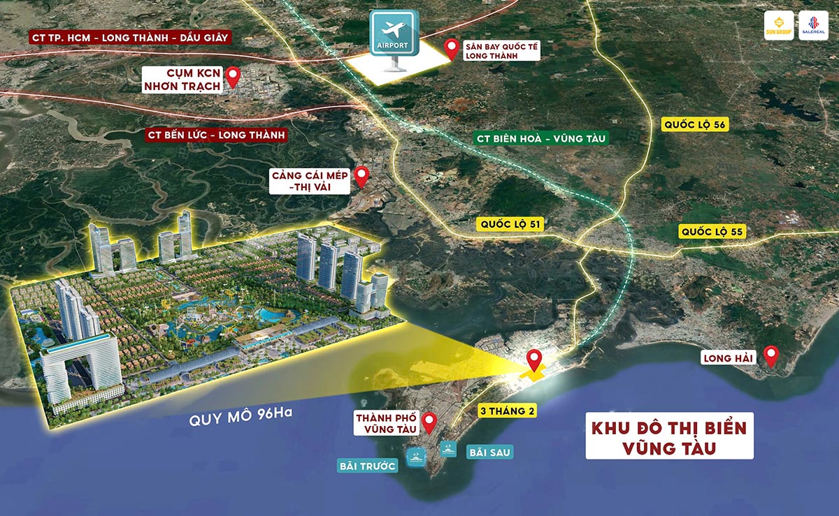 kết nối vùng Blanca City vũng tàu